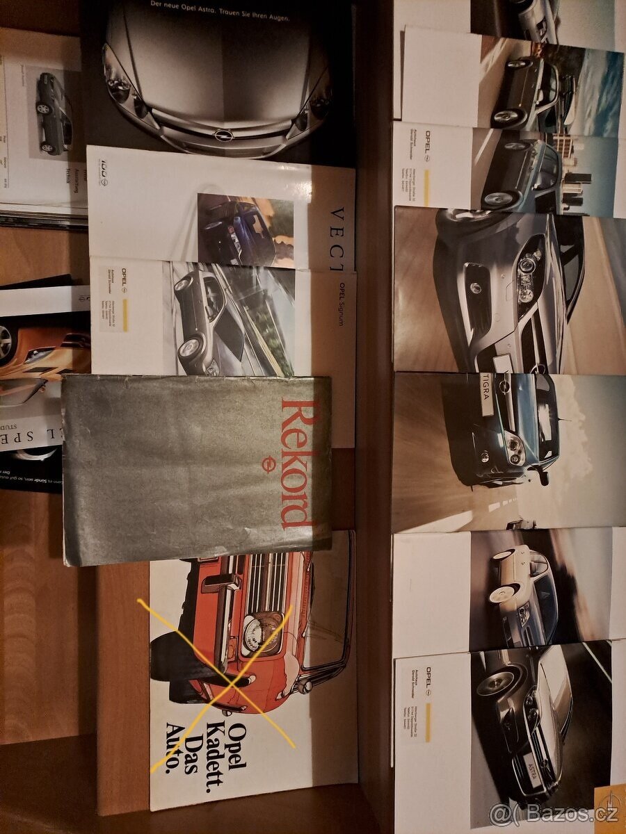 Prodám dobové prospekty Opel - 5