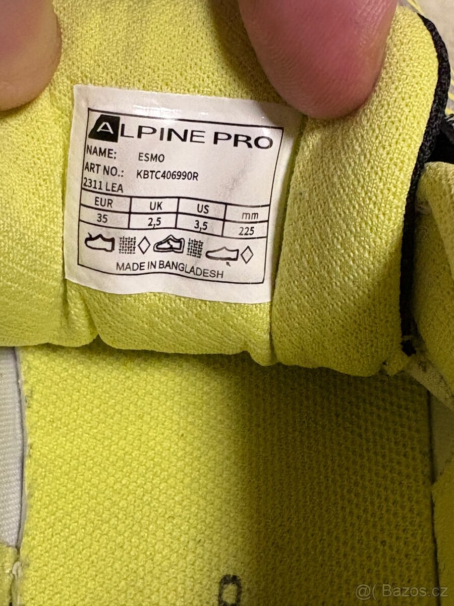 Tenisky Alpine Pro Esmo vel. 35 EU / 225mm - 5