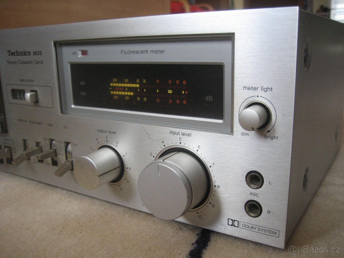 Prodám tape deck TECHNICS RS-M33 - 5