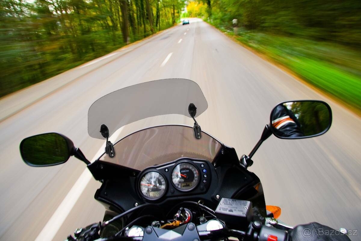 Uni deflektor(prodloužení)plexi chopper,skůtr,apod. - 5