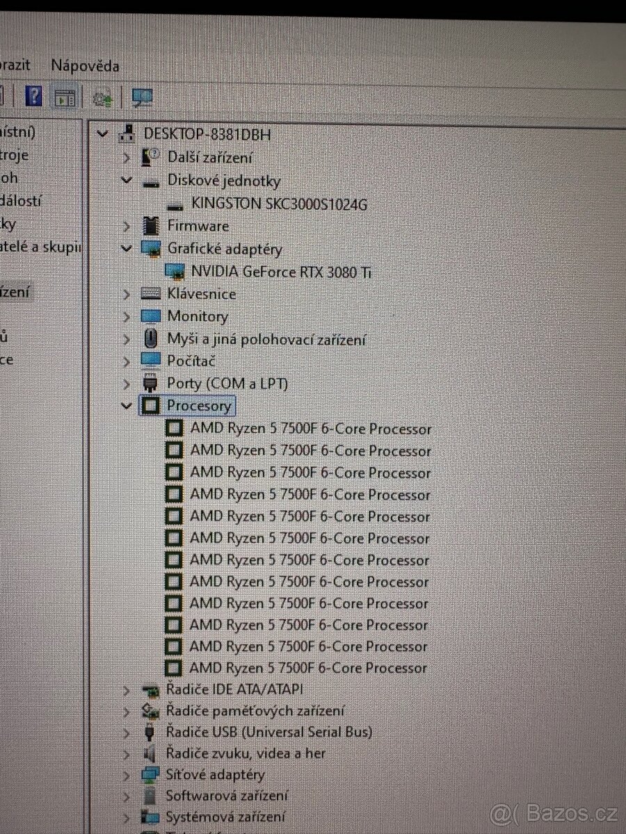 Herní PC RTX 3080Ti 7500f 32gb ddr5 1tb ssd - 5