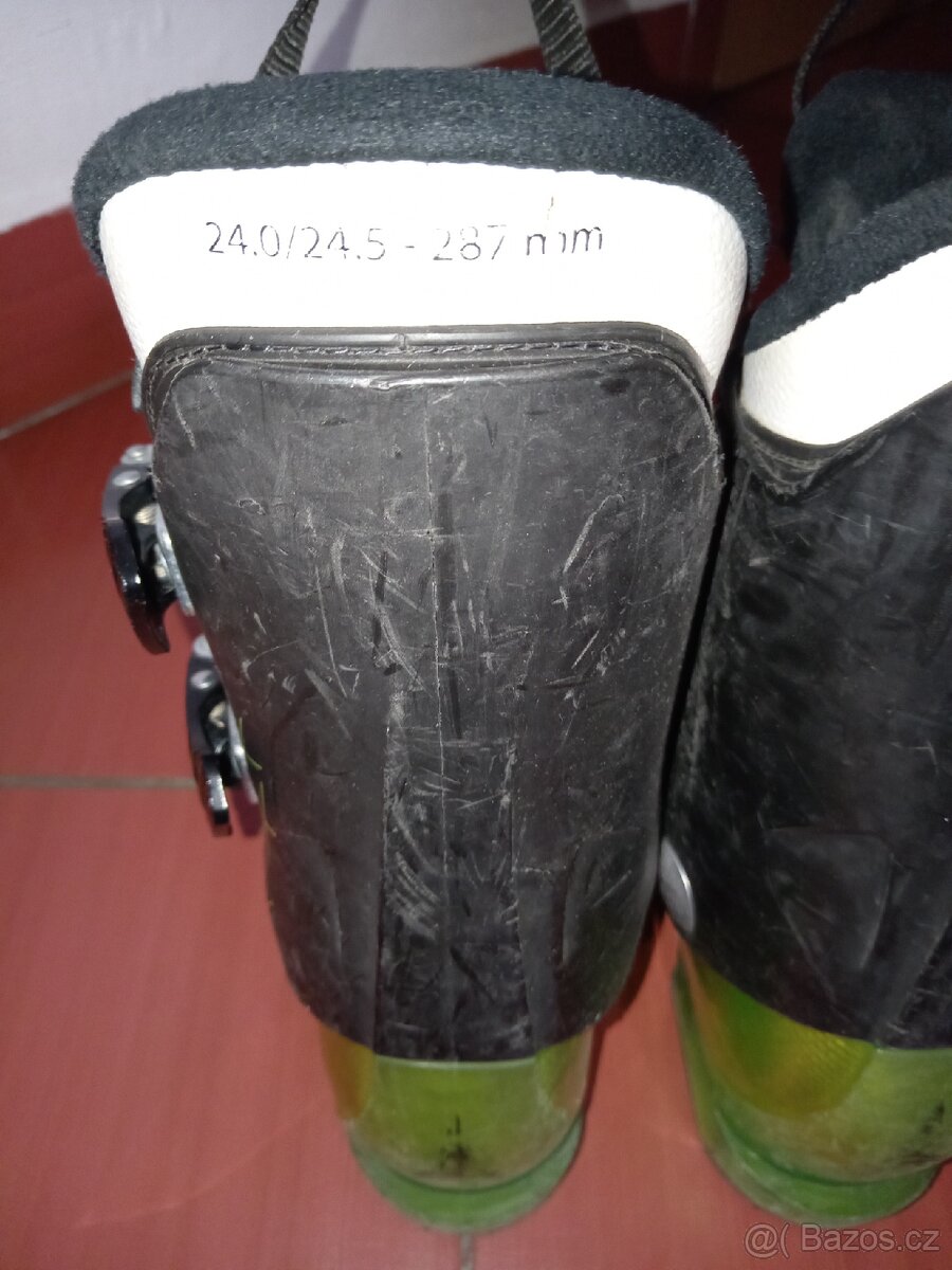 Lyže 140cm, 2x lyžáky - 5