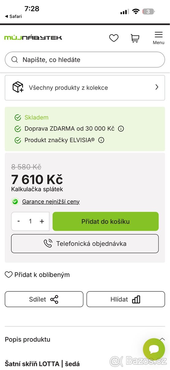 Detska skrin + postel 160/80 - 5