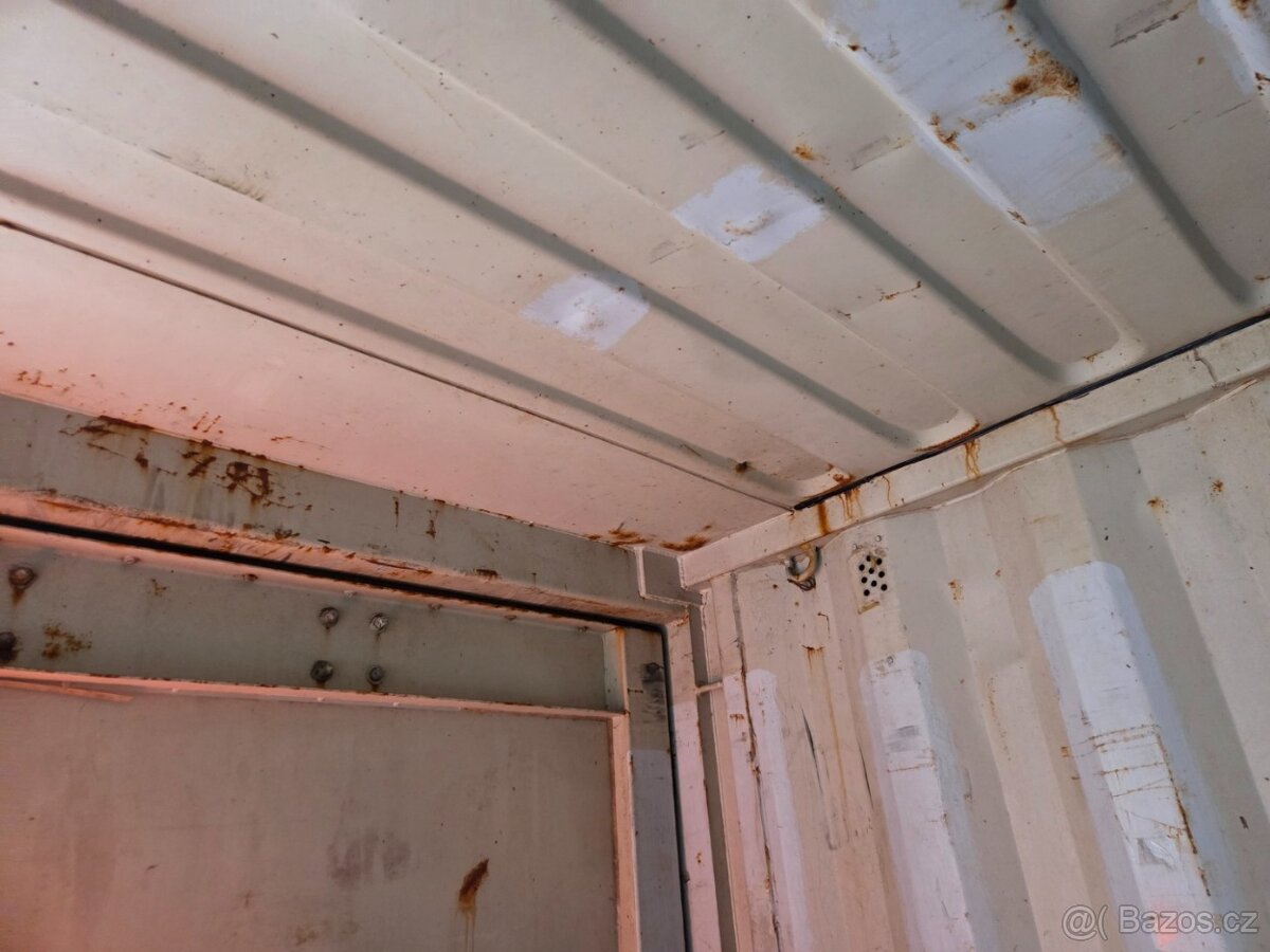 starší lodní kontejner 6m modrý - 5