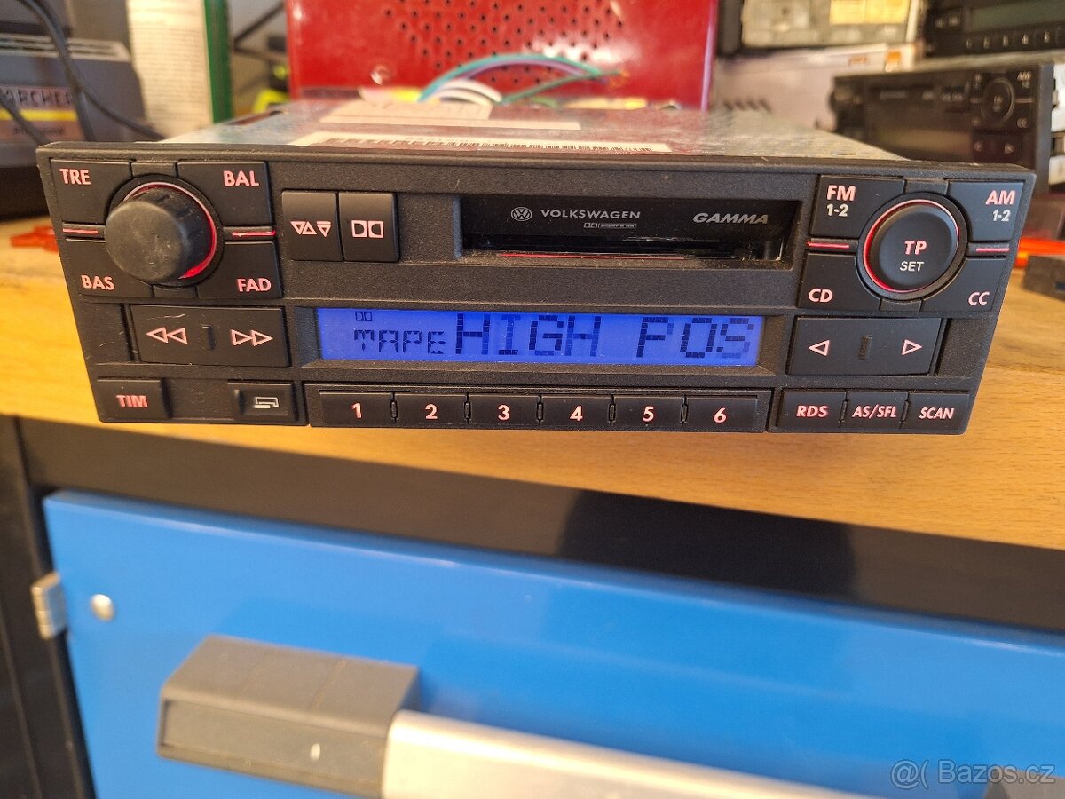 Vw gamma 5 , autoradio z vw t4 - 5