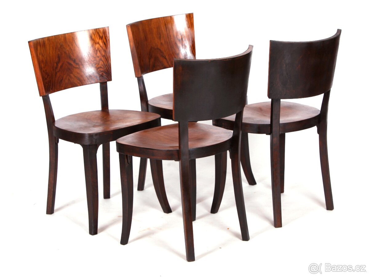 Kvalitní jídelní židle BERNKOP, ořech, 4 kusy. - 5