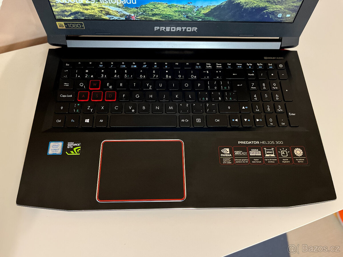 Acer Predator Helios i7/GTX 1060 6GB/W10 - 5