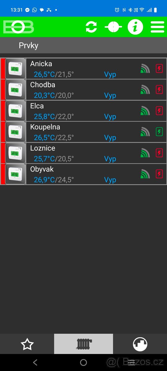 Prodám kompletní řízení rozvaděče podlahového topení - 5