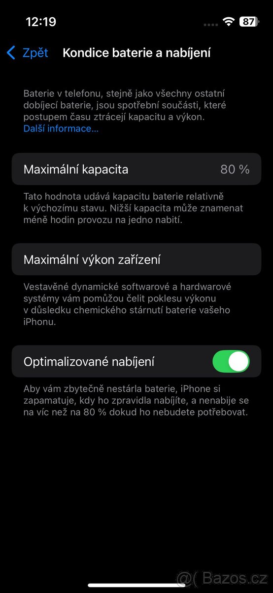 Prodám iPhone 13 mini 128 GB bílý - 5