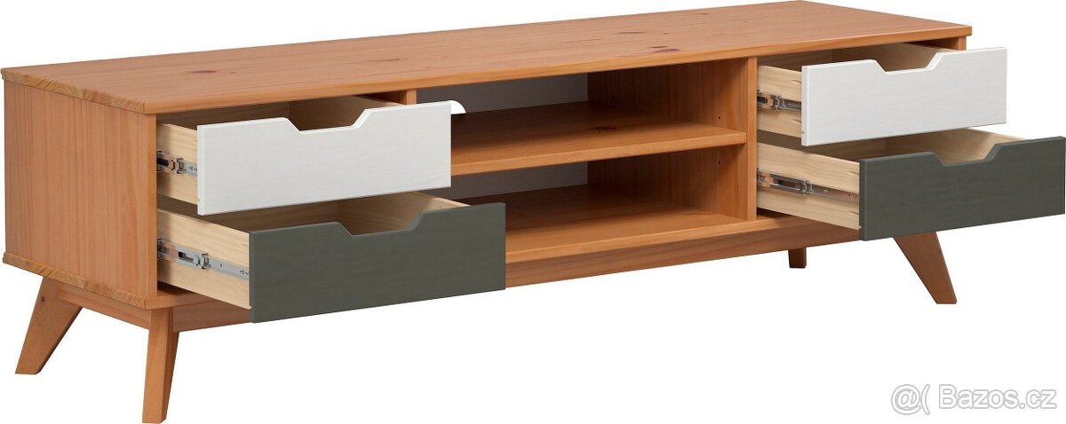Tv komoda z borovice - 5