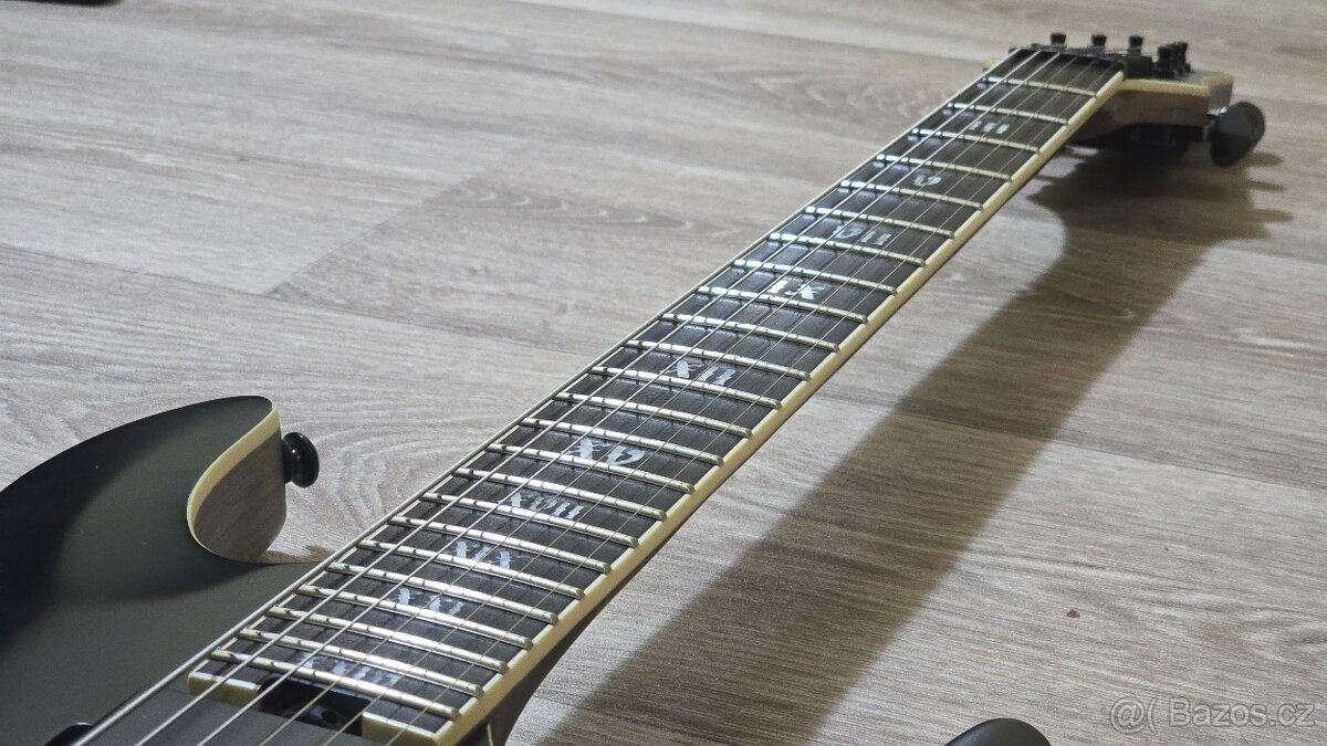 Schecter C-1 SLS Evil Twin, Satin Black - 5