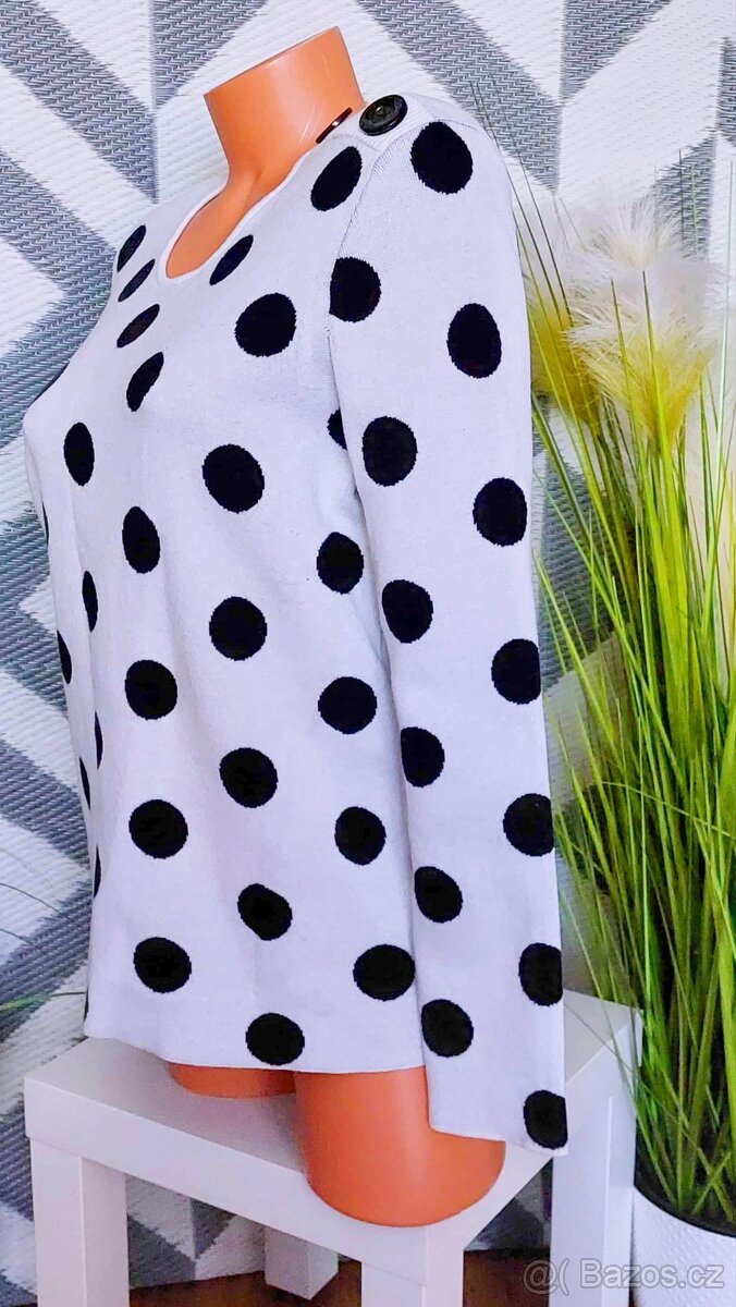 TEPLEJŠÍ DÁMSKÝ SVETR-ESPRIT-vel. M - 5