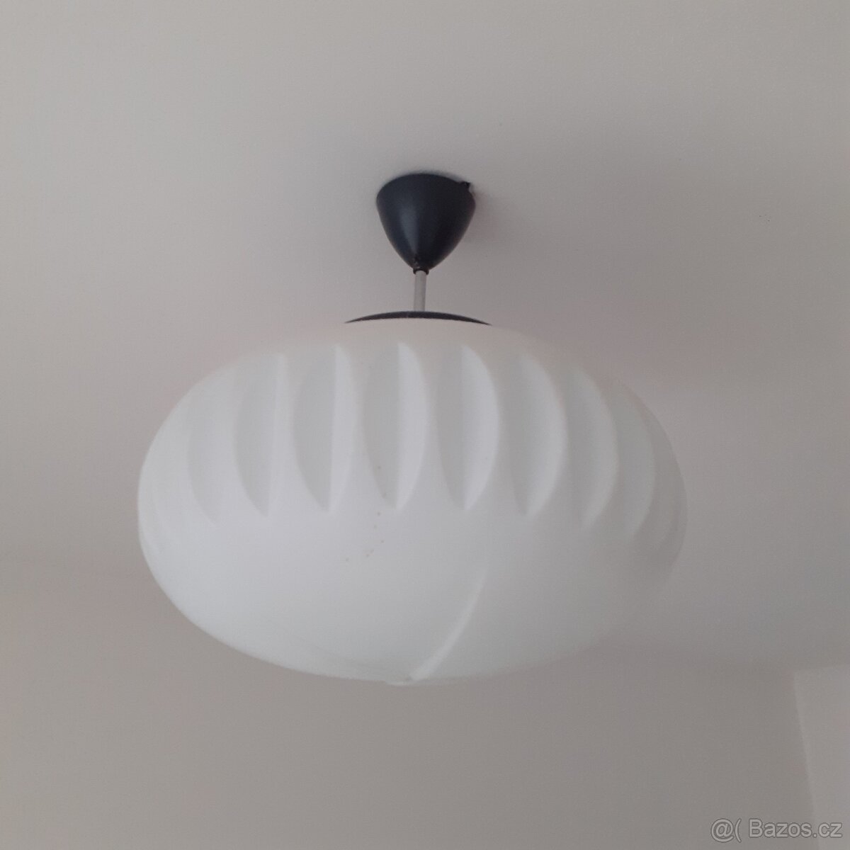 velké svítidlo opál Československo rarita Brno - 5