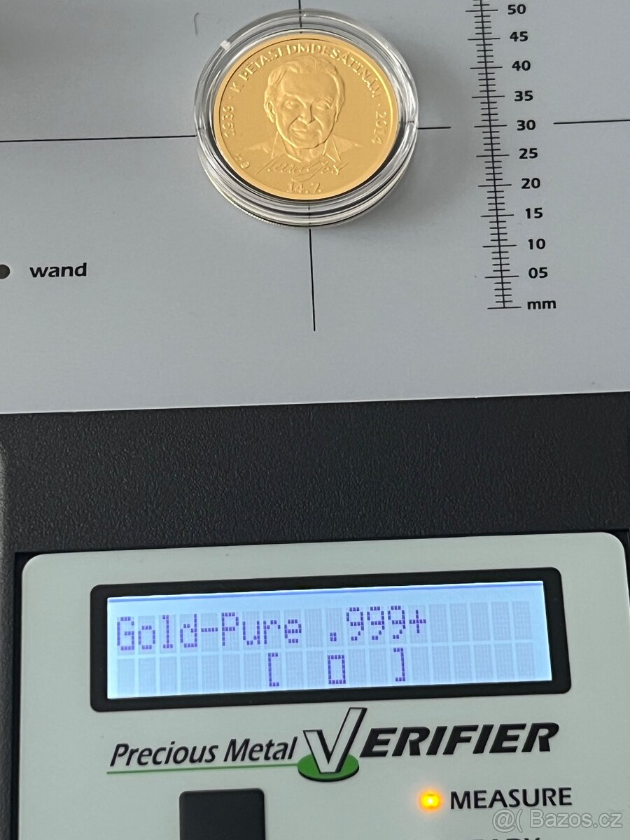 Zlato / zlatá mince,medaile Karel Gott proof - 5