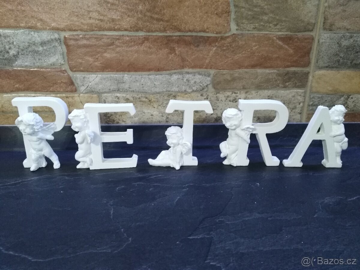 Dekorace Andělská pismena - 5