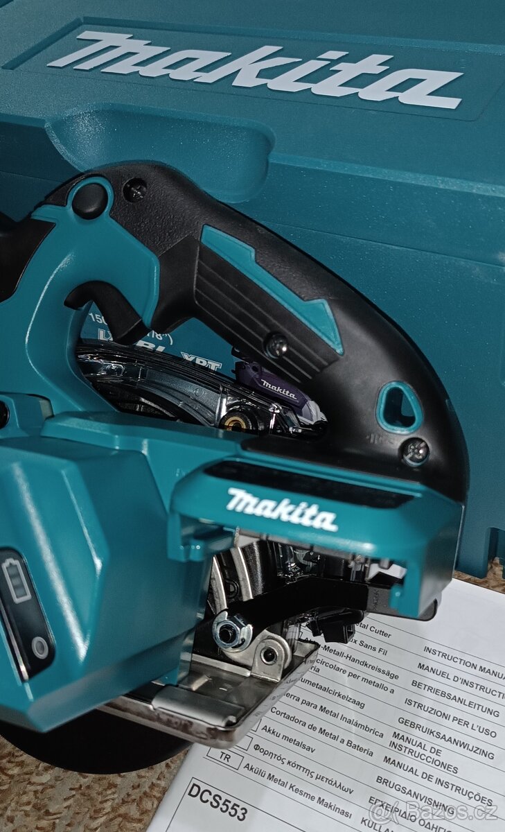 Makita DCS553ZJ okružní pila na kov, možné dodat komplet - 5
