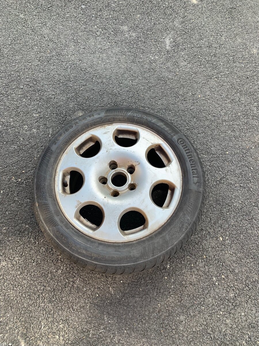 Disky audi 7JX16H2 ET42 (5x112)+ pneu 205/55 r16 - 5