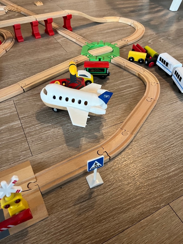 Dřevěná vláčkodráha - elektrická mašinka - 5