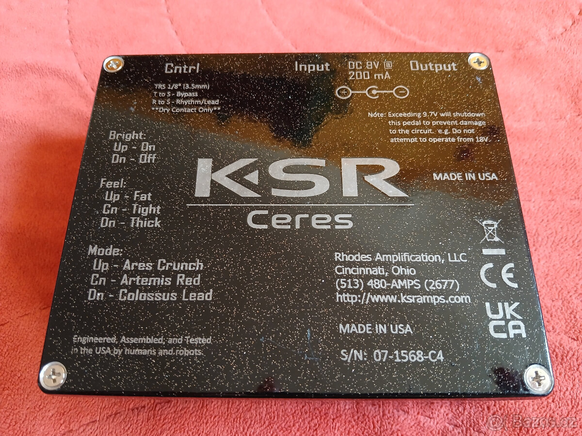 KSR Ceres – 3ch Preamp Pedal - 5