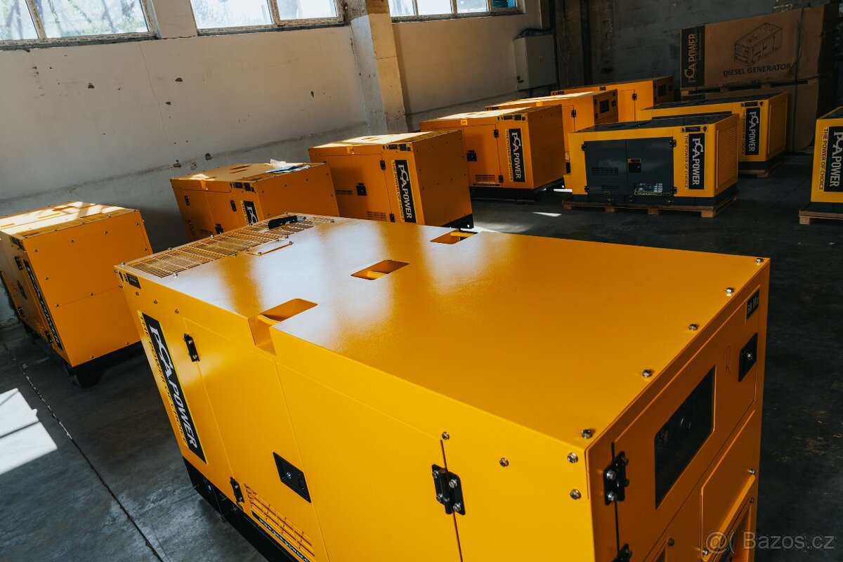 Naftová elektrocentrála PCA POWER PDE-44 kVA s ATS. - 5