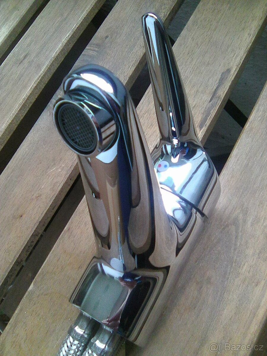 Jika Lyra Plus umyvadlová stojánková baterie se zátkou - 5