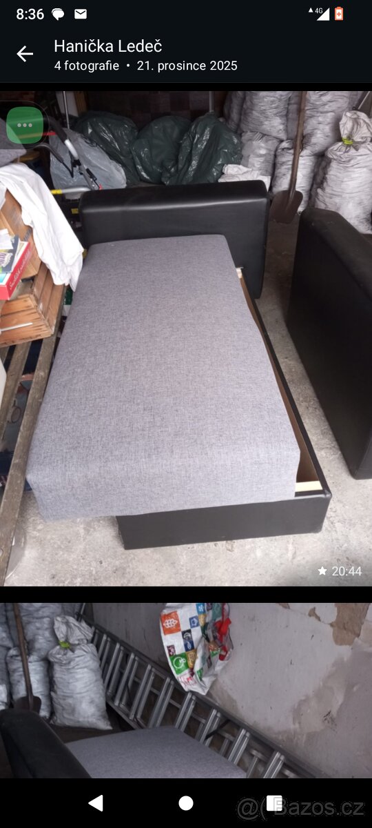 Krásná rozkládací sedací souprava - 5