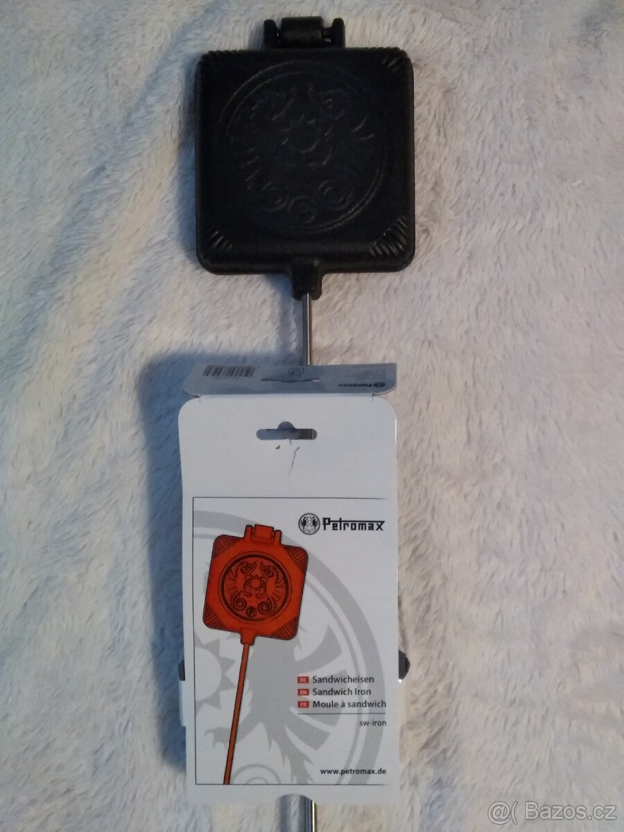 Sada litinových forem - ke grilování - Hamburgery, Sendviče - 5