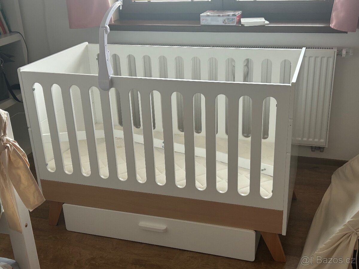 Dětská postýlka s nebesy - 5