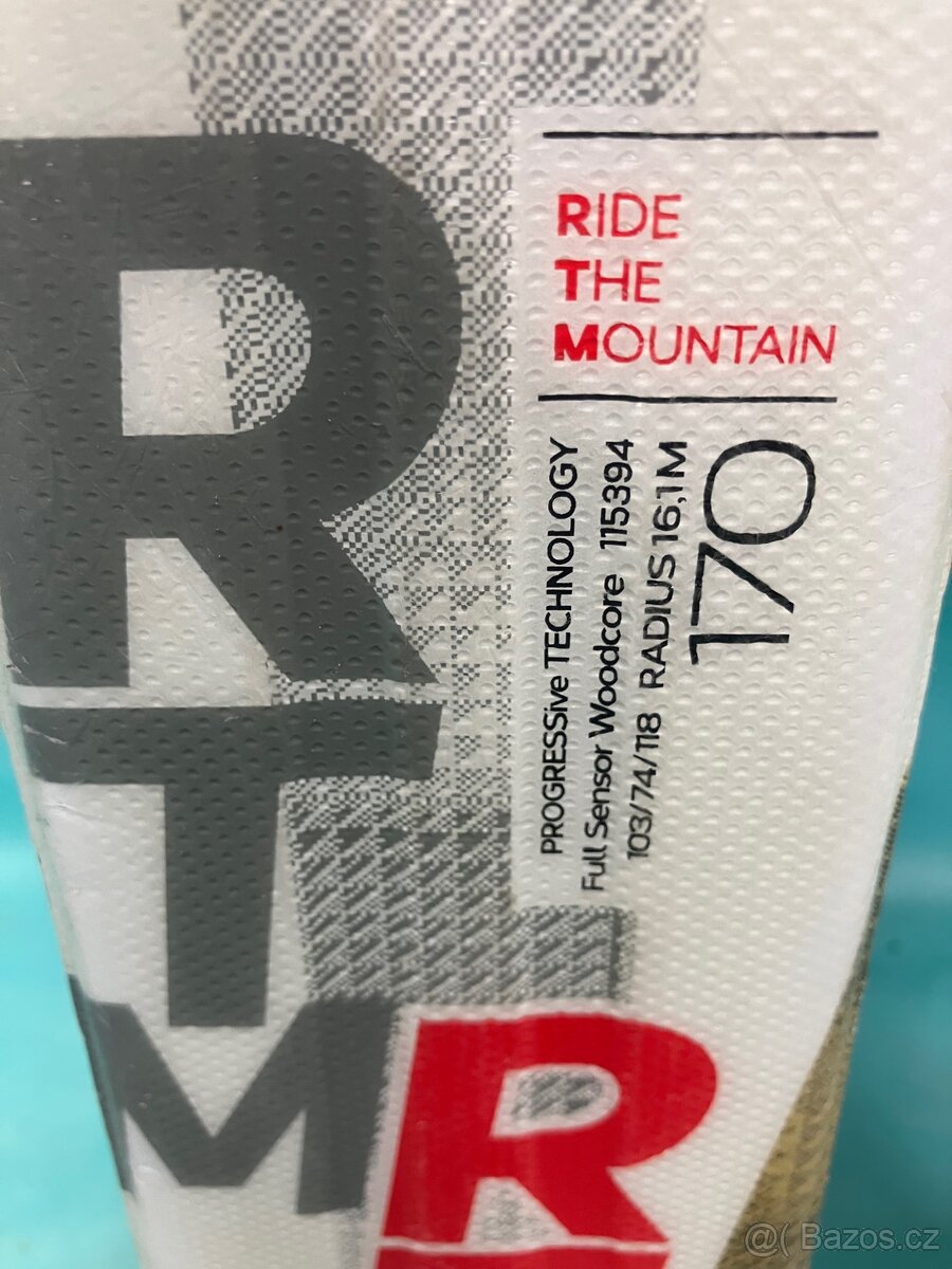 celodřevěné lyže VOLKL RTM v délce 170cm, R 16,1m - 5