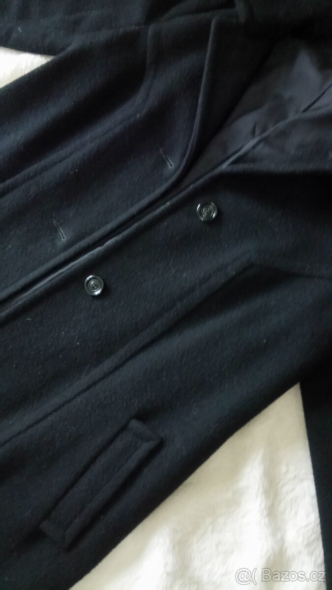 Flaušový dámský kabát - 5