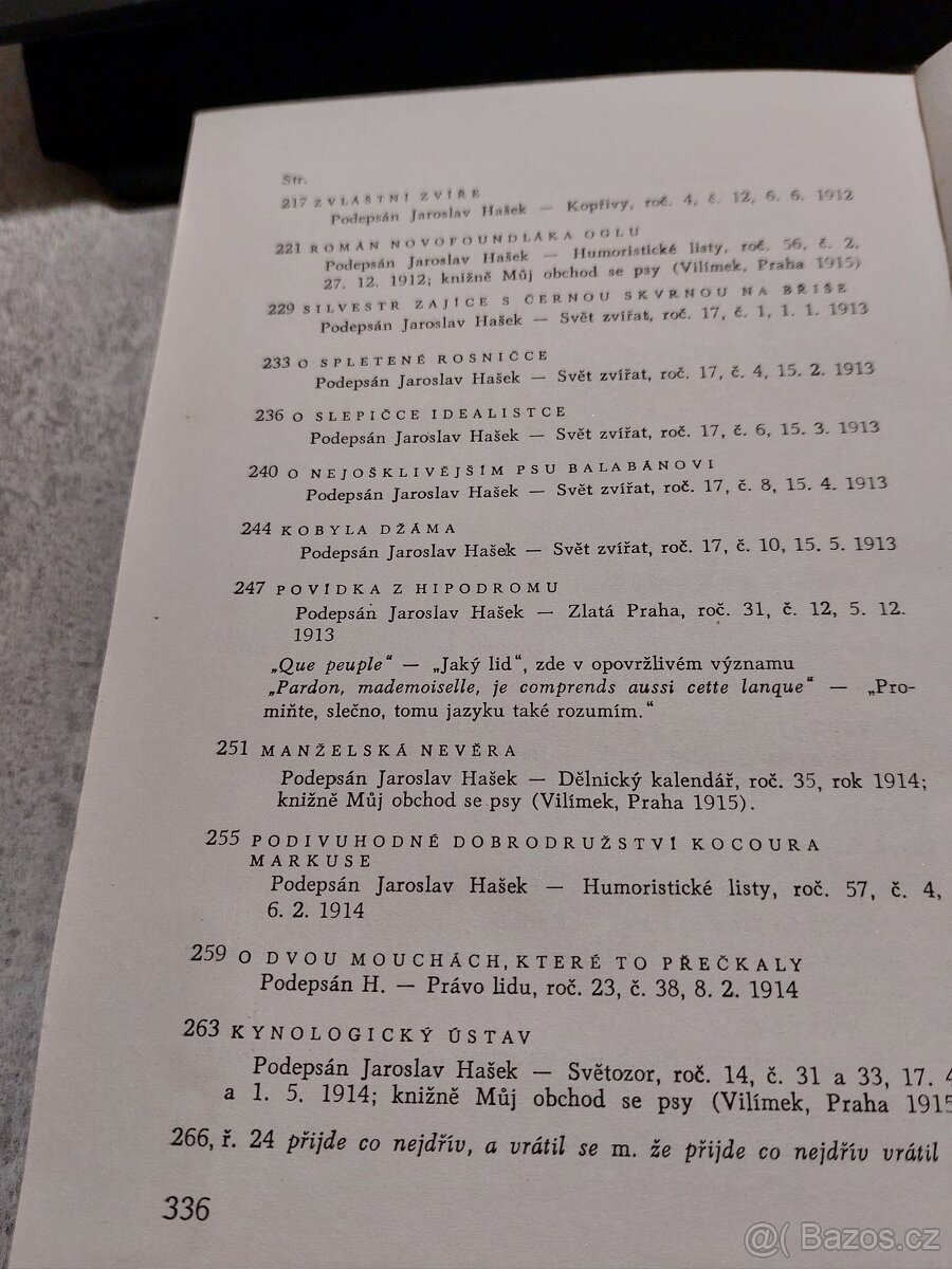 Hašek: O dětech a zvířátkách - 5