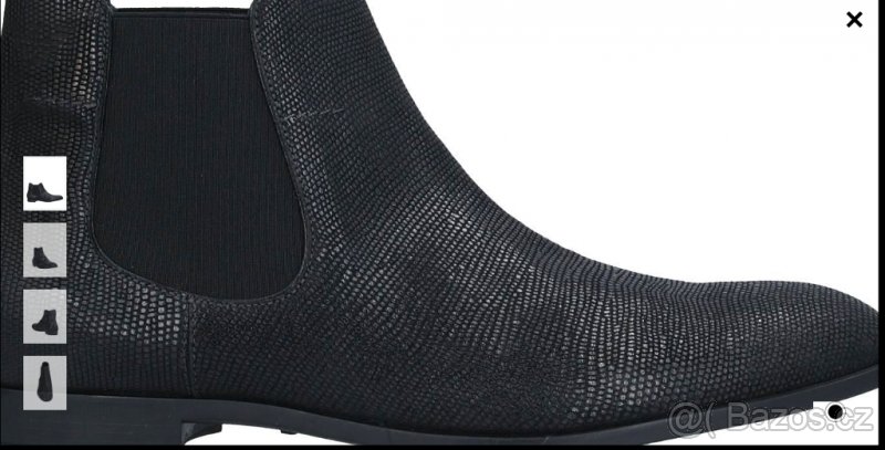 Prodám pánské kožené boty EMPORIO ARMANI vel. 40 (EU) - 5