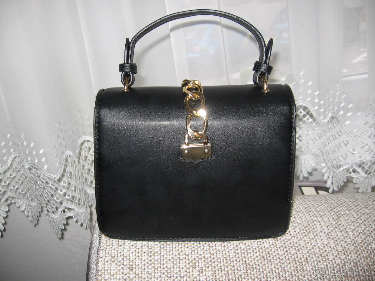 LUXUSNI NOVA KABELKA - ŽLUTE KOVANI- RUŽOVA MAŠLE - 5