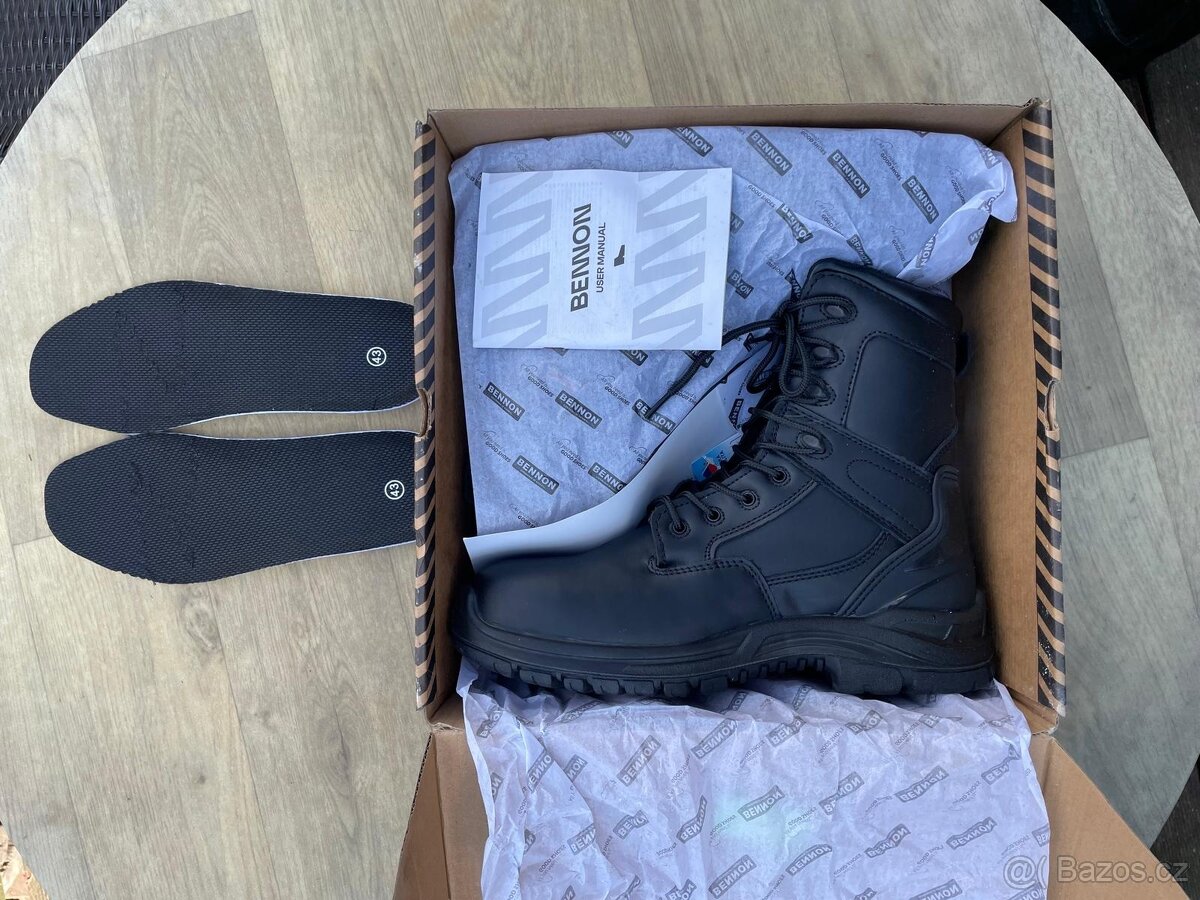 Pracovní zimní boty Bennon poloholeňové vel. 43 - 5