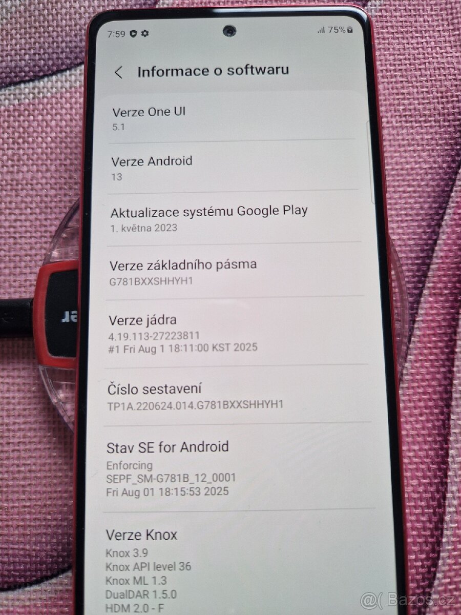 Samsung galaxy dual Sim S20 fe 5g červený s příslušenstvím - 5