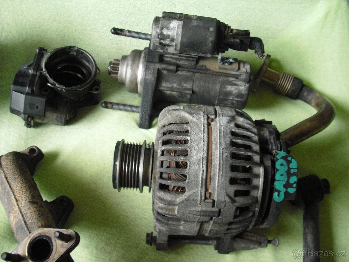 VW CADDY 1,9 TDi 2008-TURBO,ALTERNATOR - 5