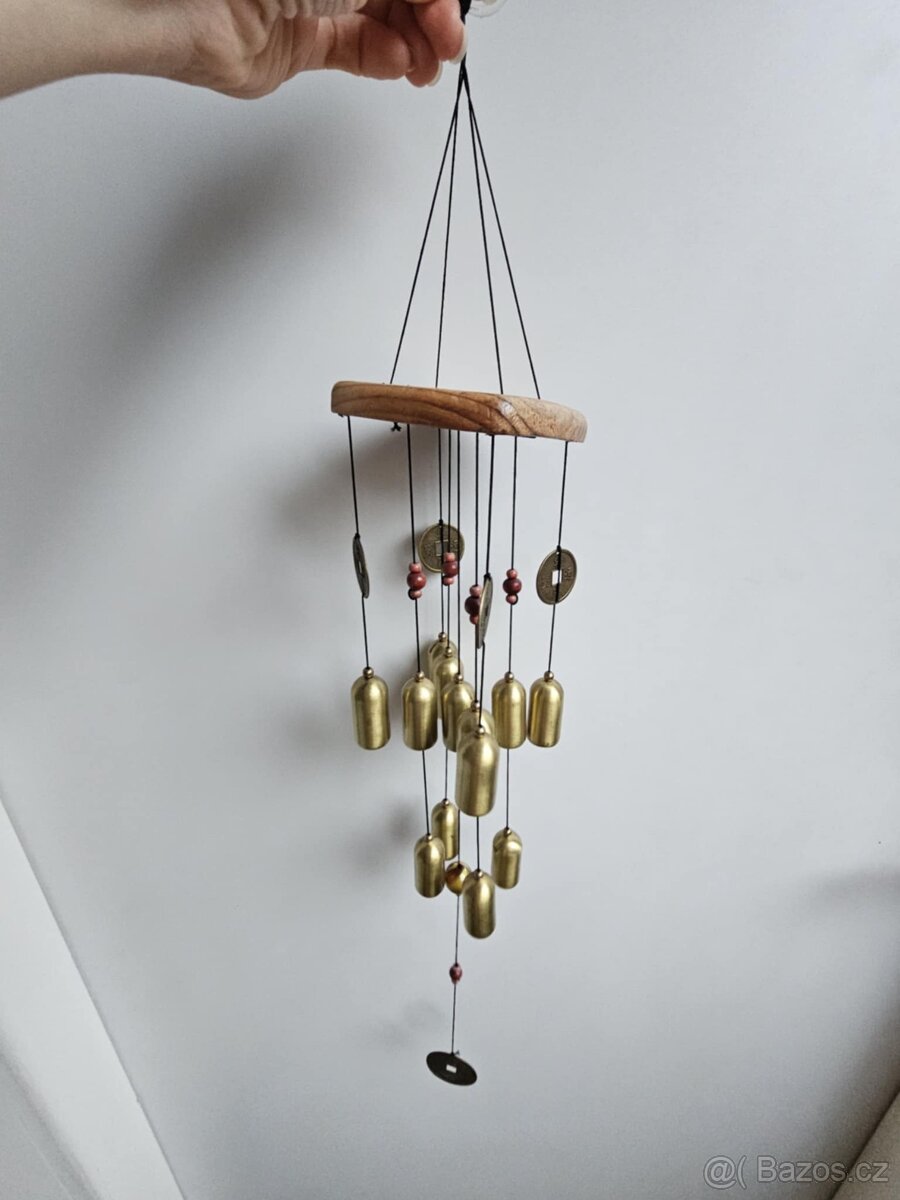 Krásná zvonkohra s mincemi pro štěstí - 5