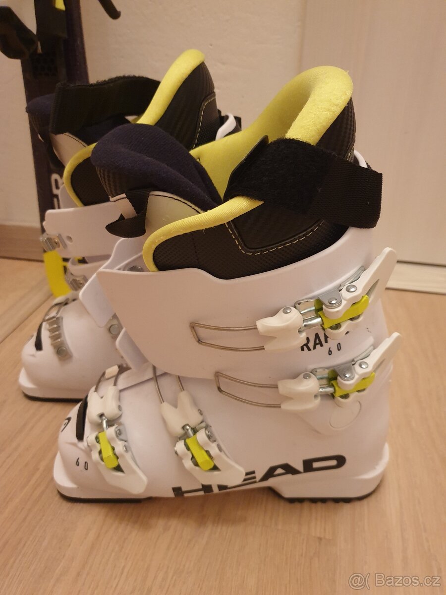 HEAD SUPERSHAPE TEAM 125cm + Lyžáky 23,5cm - 5