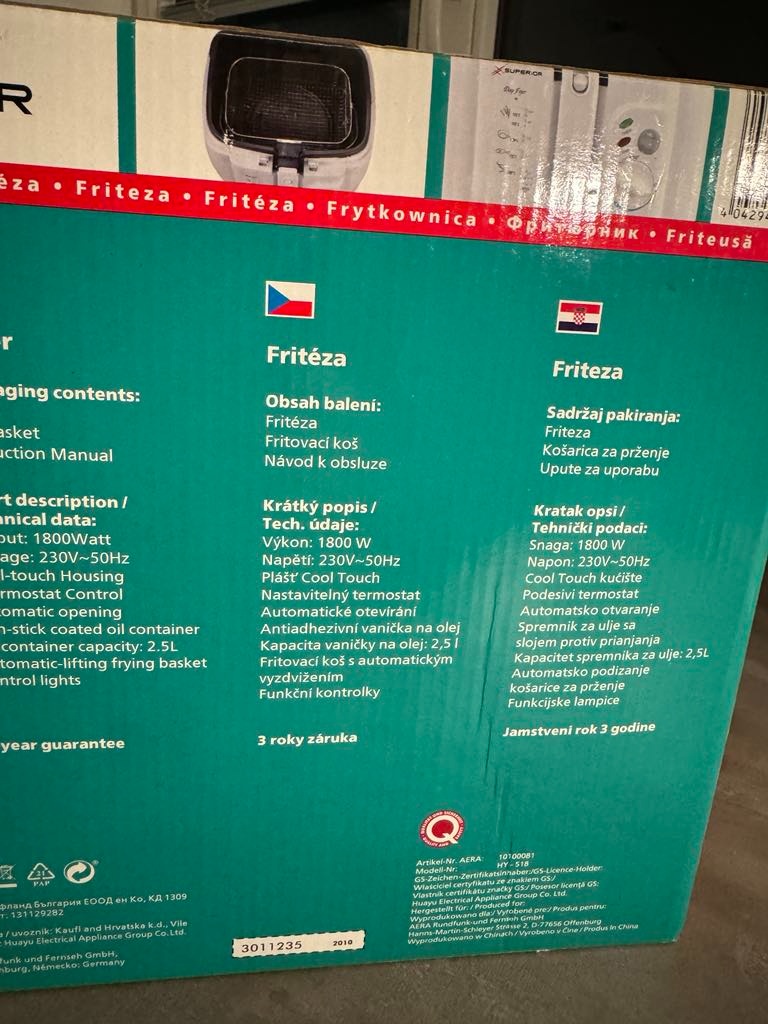 Domácí fritéza Superior - 5