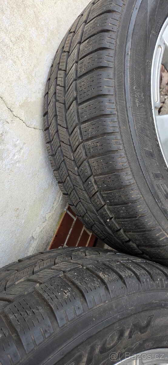 Alu kola r18, 6x139,7 Dotz, Ranger, zimní pneu 255/55 - 5