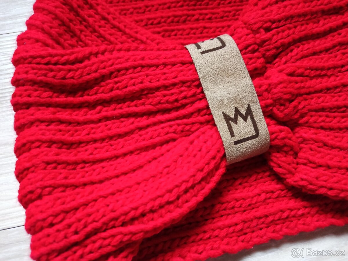 Nová vlněná houmeleska čepice s nákrčníkrm - 5