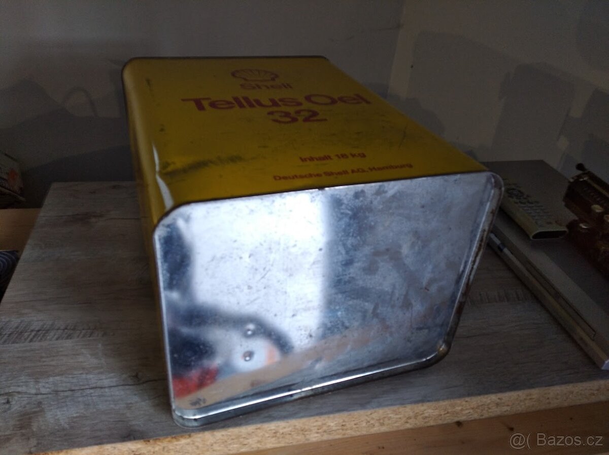 Plechovka od oleje Shell - 5