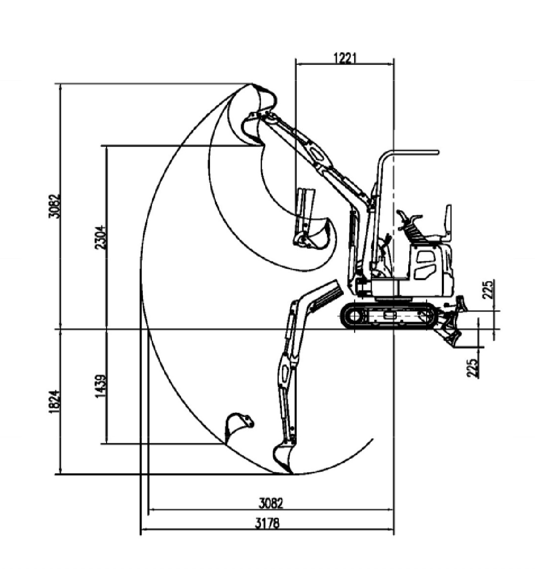 SUNWARD SWE 08b YANMAR 800KG MINIRYPADLO MINIBAGR - 5