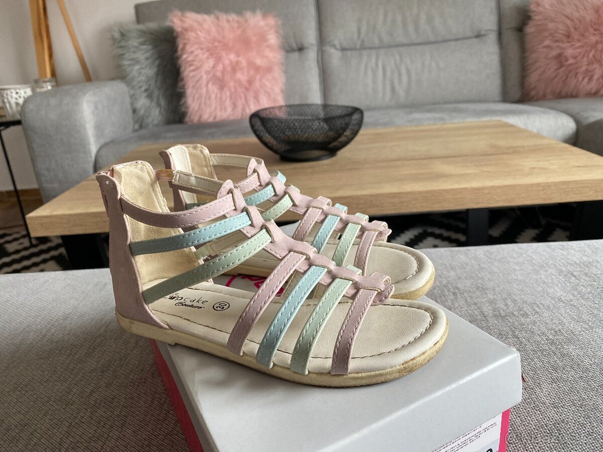 Dívčí sandály, vel. 30, hezký stav, Deichmann - 5