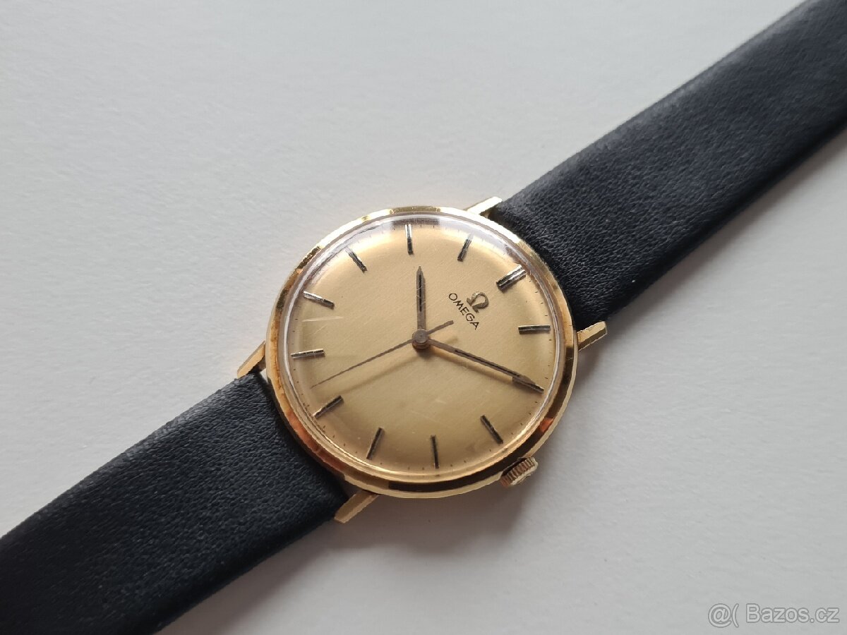 Pánské zlaté náramkové hodinky Omega 18K - 5