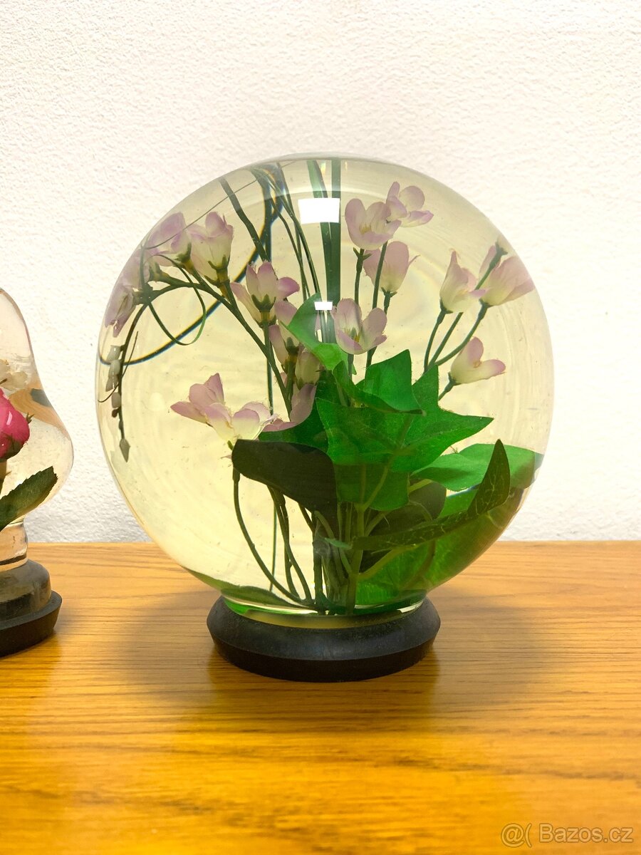 Retro dekorace živé květy 70. léta - 5