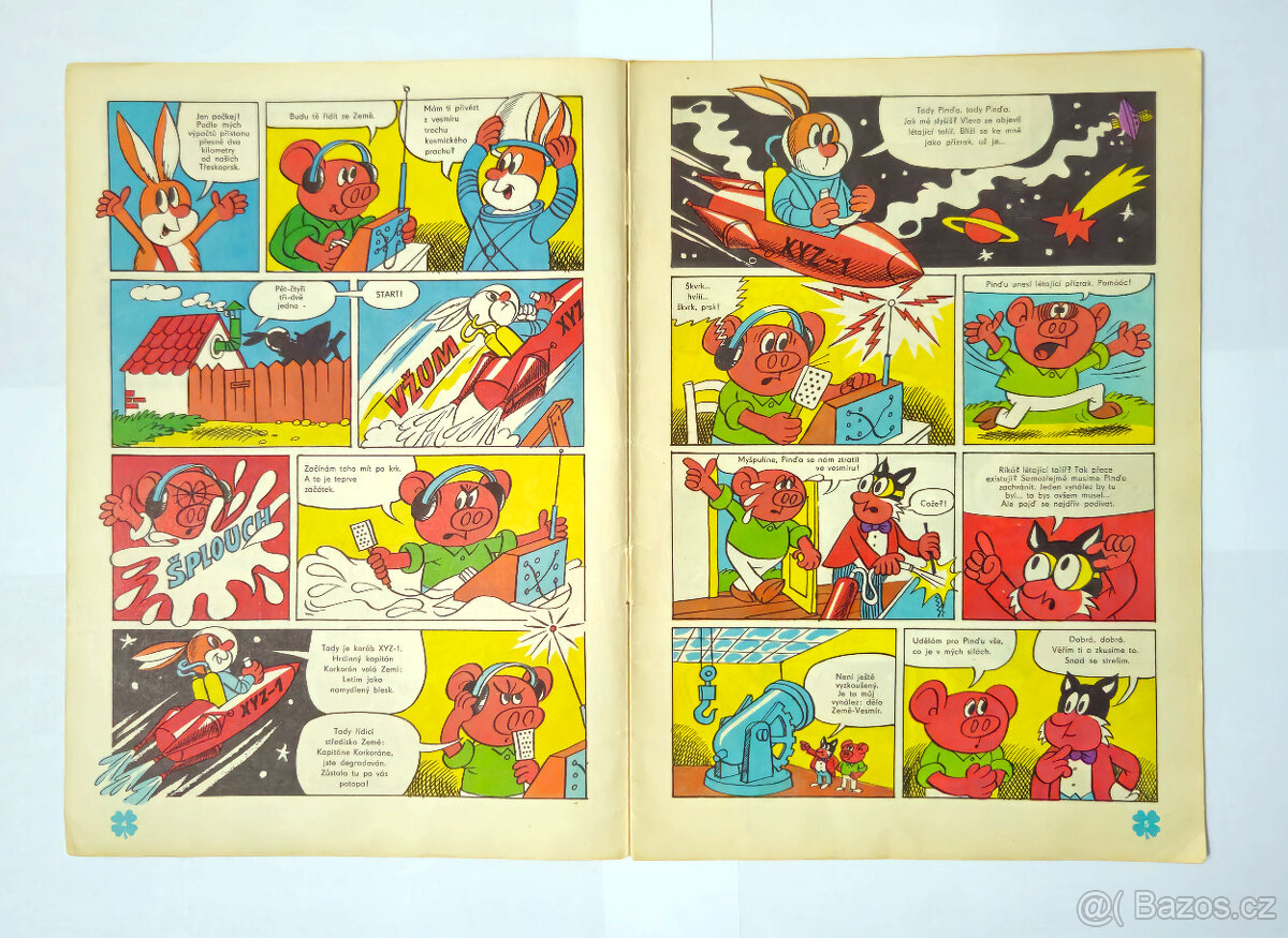 Čtyřlístek č.5 - Dobývá vesmír - Original 1969 - 5