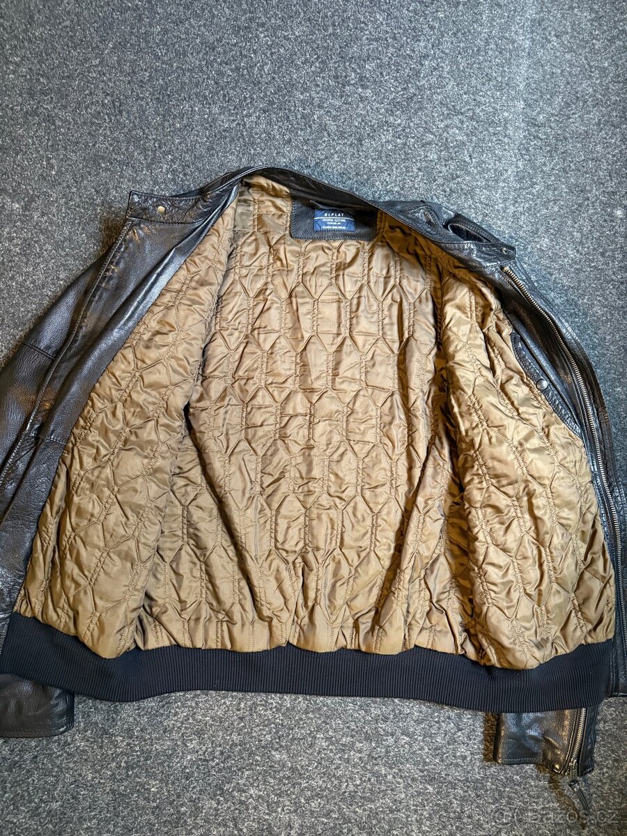 Pánská kožená Replay bunda - 5