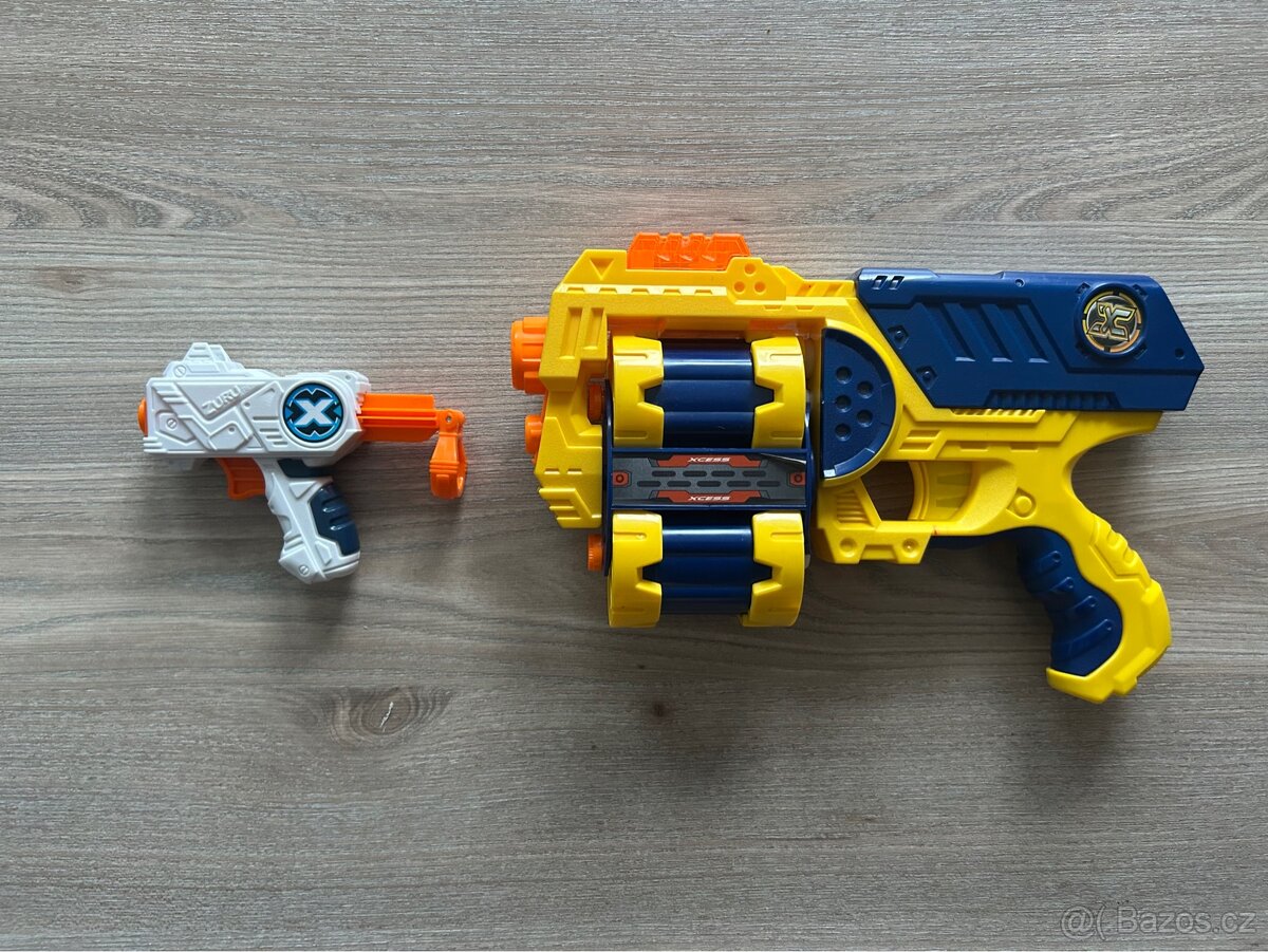 2x pistole nerf + 60x naboje - 5