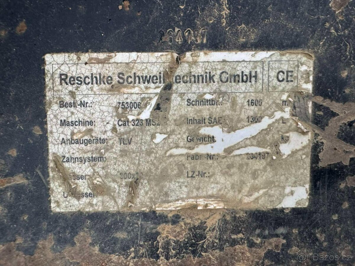 Lžíce podkopová bezzubá 160 cm - 5